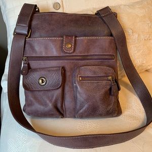 COPY - Roots Venetian Village Tribe Leather Weekender Bag